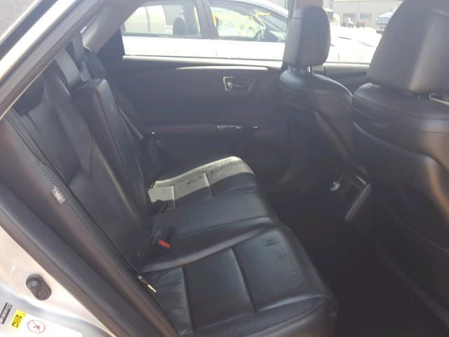 4T1BK1EB6FU142756 - 2015 TOYOTA AVALON XLE SILVER photo 6