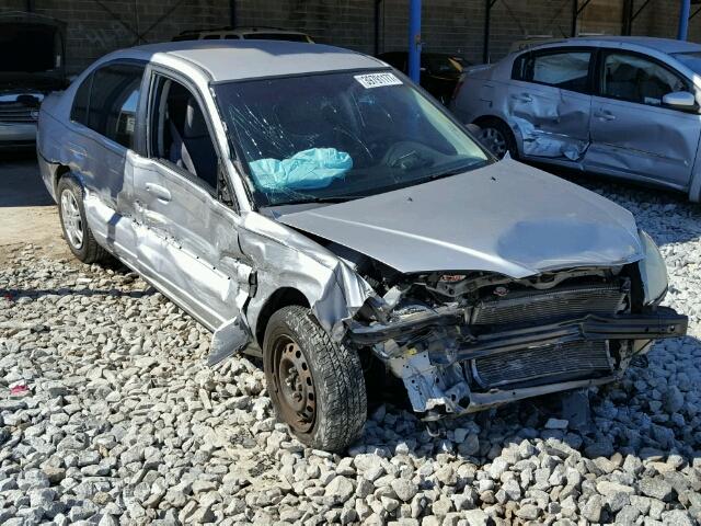 2HGES16582H508130 - 2002 HONDA CIVIC LX SILVER photo 1