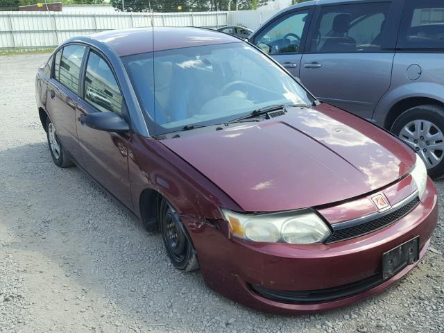 1G8AG52F53Z158472 - 2003 SATURN ION LEVEL BURGUNDY photo 1