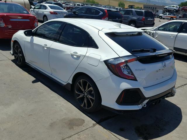 SHHFK7H96HU231917 - 2017 HONDA CIVIC SPOR WHITE photo 3