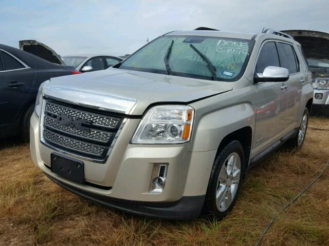 2GKFLTE34F6292763 - 2015 GMC TERRAIN GOLD photo 2