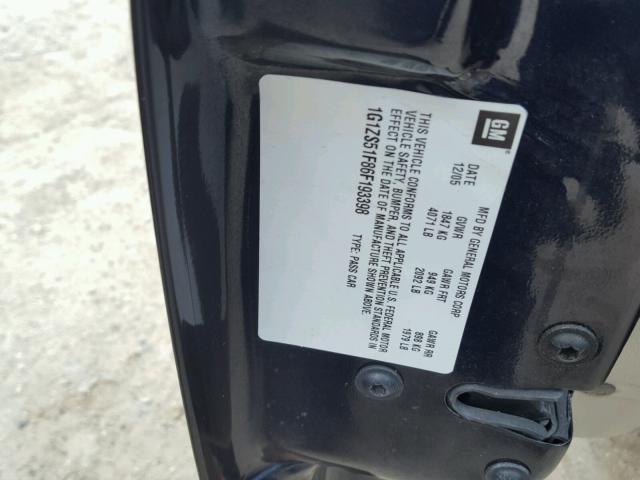 1G1ZS51F86F193398 - 2006 CHEVROLET MALIBU LS ლურჯი ფოტო 10