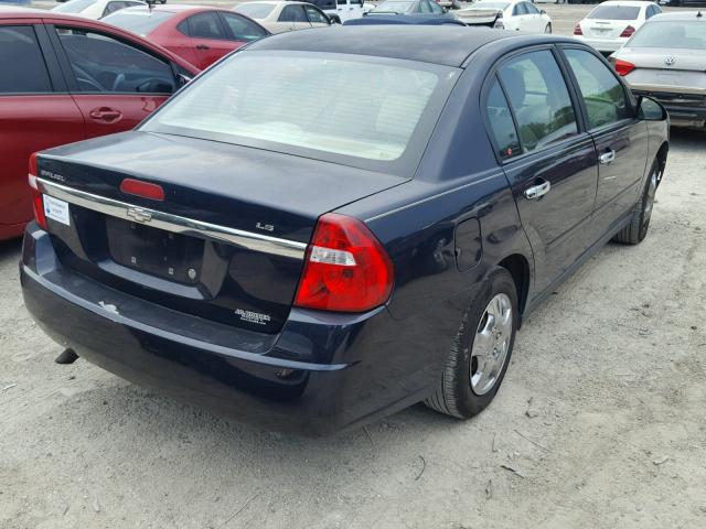 1G1ZS51F86F193398 - 2006 CHEVROLET MALIBU LS ლურჯი ფოტო 4