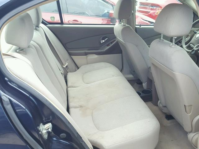 1G1ZS51F86F193398 - 2006 CHEVROLET MALIBU LS ლურჯი ფოტო 6
