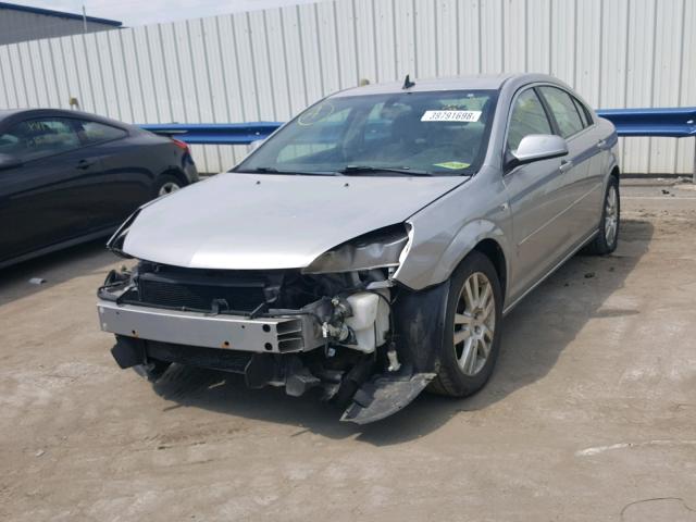 1G8ZS57N67F277138 - 2007 SATURN AURA XE SILVER photo 2