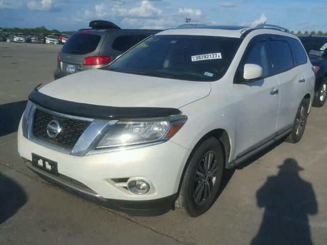 5N1AR2MM7DC669658 - 2013 NISSAN PATHFINDER WHITE photo 2