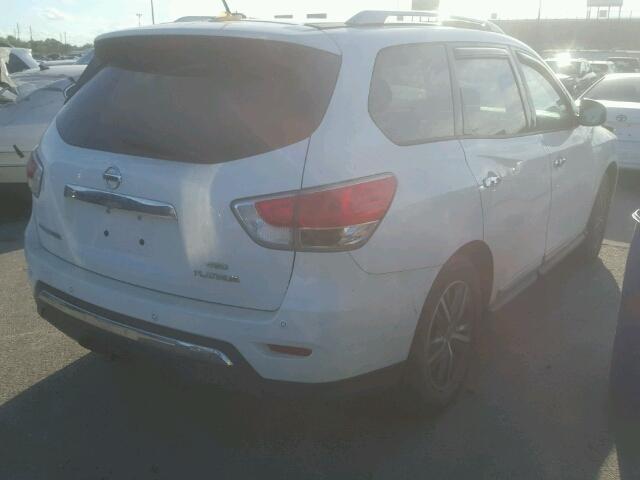 5N1AR2MM7DC669658 - 2013 NISSAN PATHFINDER WHITE photo 4
