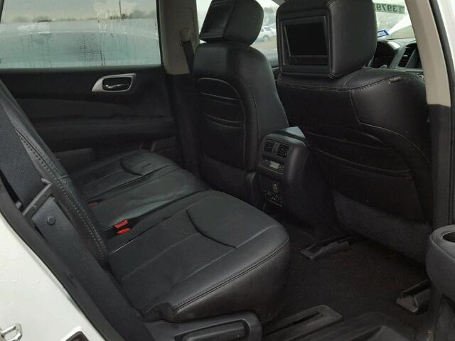 5N1AR2MM7DC669658 - 2013 NISSAN PATHFINDER WHITE photo 6