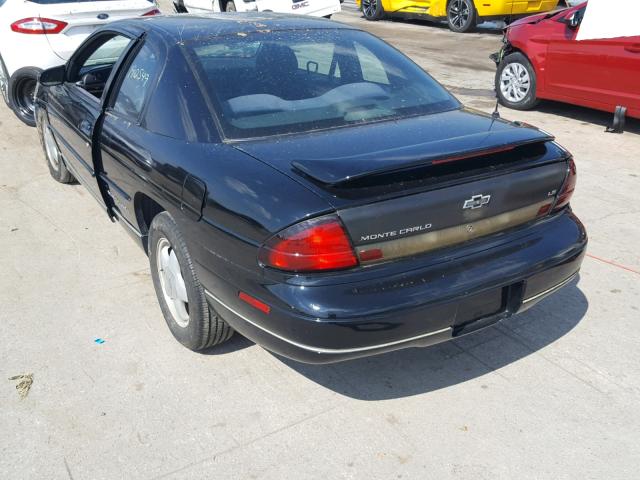 2G1WW12M3W9289414 - 1998 CHEVROLET MONTE CARL 黑色 照片 3