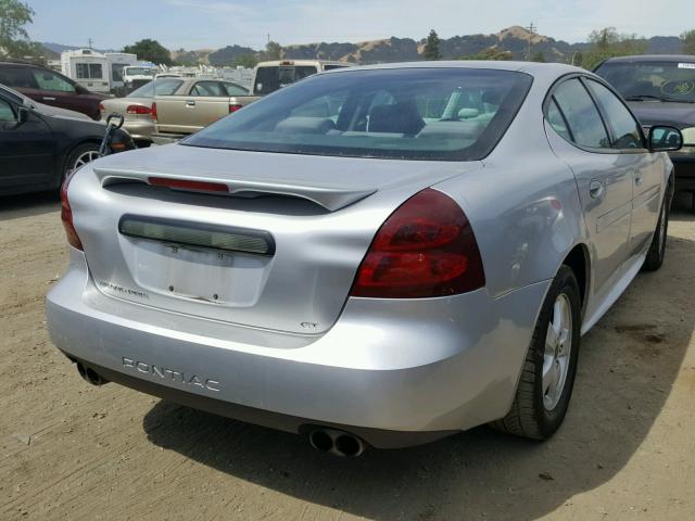2G2WS522051175476 - 2005 PONTIAC GRAND PRIX Gümüş foto 4