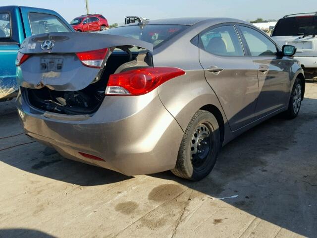 5NPDH4AE0BH026731 - 2011 HYUNDAI ELANTRA GL BEIGE photo 4