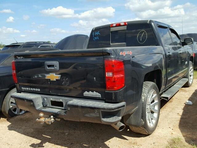 3GCUKTEC6FG348101 - 2015 CHEVROLET SILVERADO BLACK photo 4