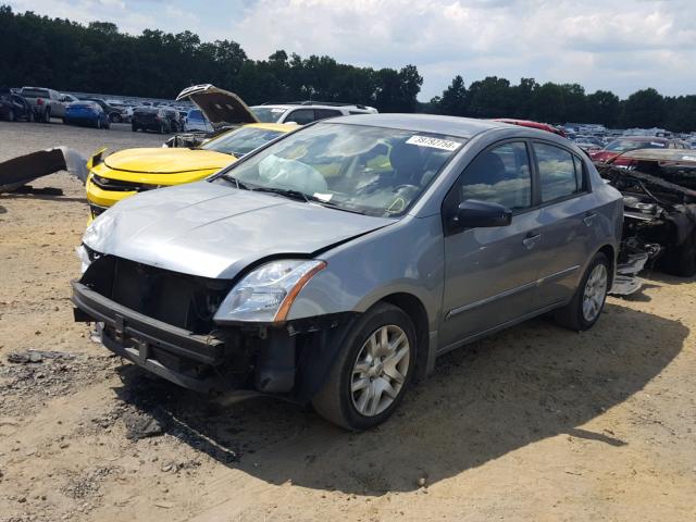 3N1AB6AP9BL725263 - 2011 NISSAN SENTRA 2.0 GRAY photo 2