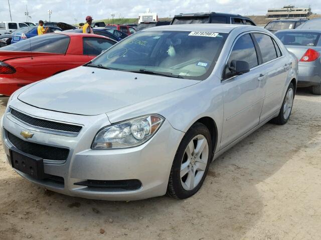 1G1ZB5EB4AF301662 - 2010 CHEVROLET MALIBU LS GRAY photo 2