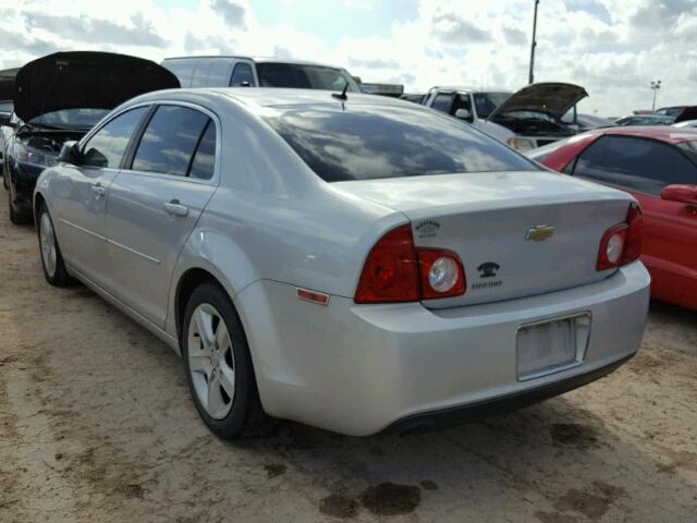 1G1ZB5EB4AF301662 - 2010 CHEVROLET MALIBU LS GRAY photo 3