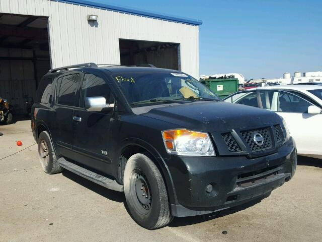 5N1BA08D48N609910 - 2008 NISSAN ARMADA GREEN photo 1