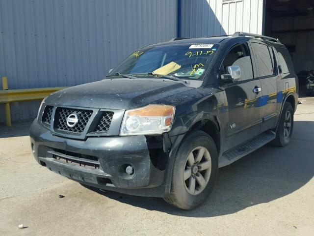 5N1BA08D48N609910 - 2008 NISSAN ARMADA GREEN photo 2