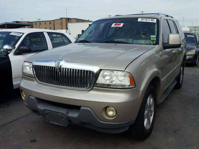 5LMEU88H15ZJ13664 - 2005 LINCOLN AVIATOR 金色 照片 2