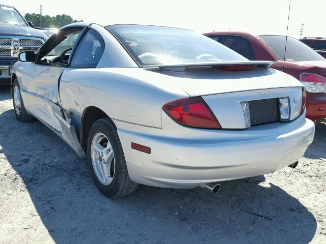 1G2JB12F437314529 - 2003 PONTIAC SUNFIRE SILVER photo 3