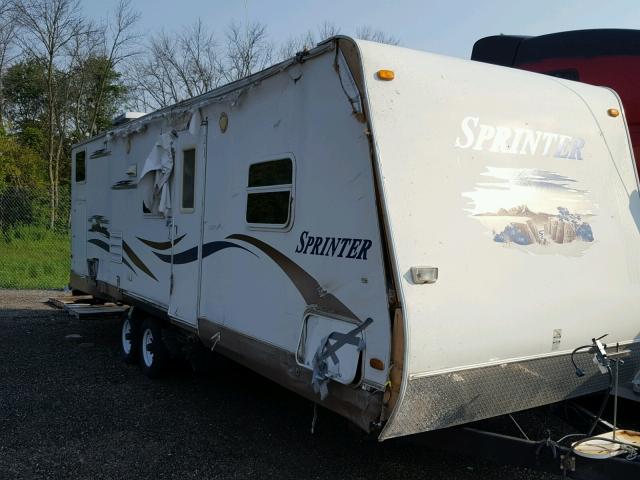 4YDT2642X8E530252 - 2008 KEYSTONE SPRINTER თეთრი ფოტო 1
