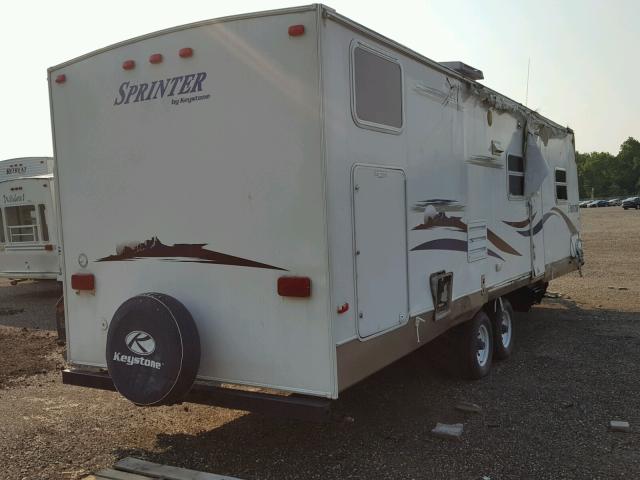 4YDT2642X8E530252 - 2008 KEYSTONE SPRINTER თეთრი ფოტო 4