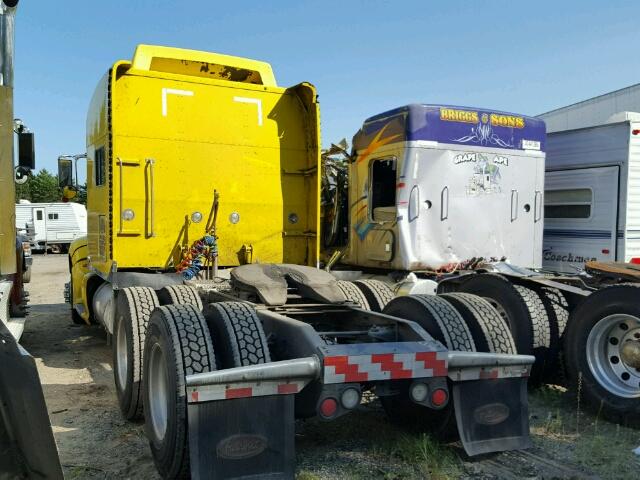 1XPHD49X18D760357 - 2008 PETERBILT 386 YELLOW photo 3