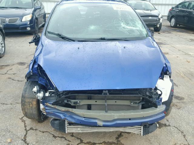 3FADP4GX0EM139661 - 2014 FORD FIESTA ST BLUE photo 9