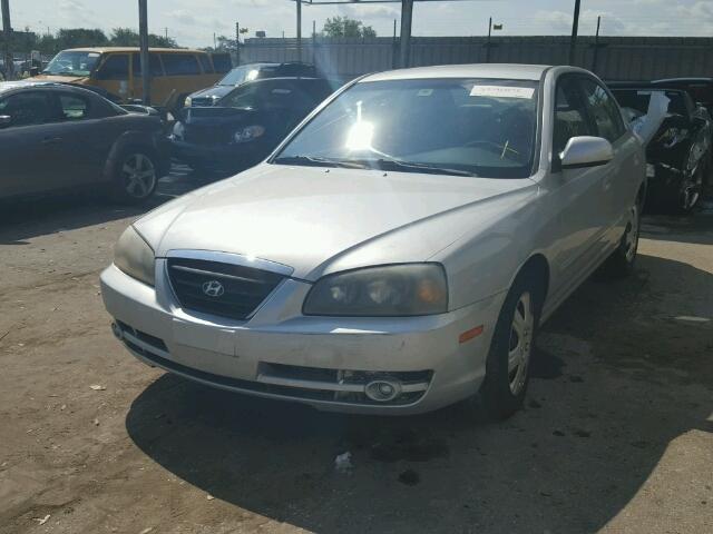 KMHDN46D94U712957 - 2004 HYUNDAI ELANTRA SILVER photo 2