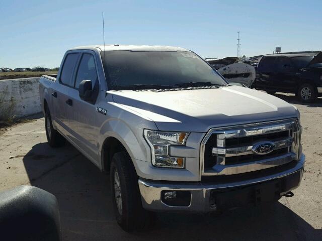 1FTEW1EF1GFC47901 - 2016 FORD F150 SILVER photo 1