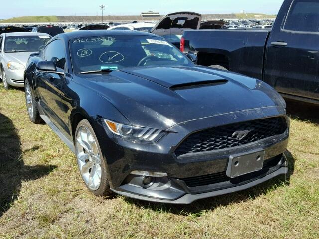 1FA6P8AMXF5337654 - 2015 FORD MUSTANG BLACK photo 1
