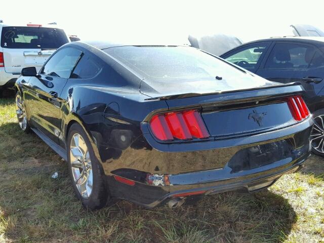 1FA6P8AMXF5337654 - 2015 FORD MUSTANG BLACK photo 3