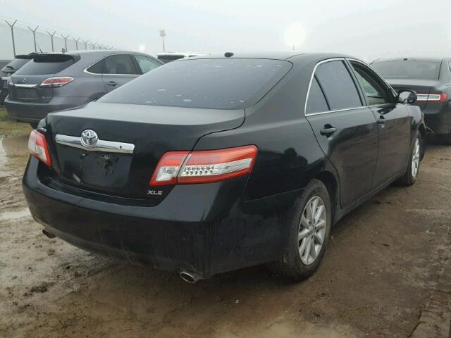 4T1BK3EK2AU105191 - 2010 TOYOTA CAMRY BLACK photo 4