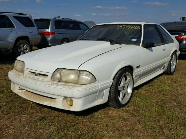 1FACP42E0LF116010 - 1990 FORD MUSTANG WHITE photo 2