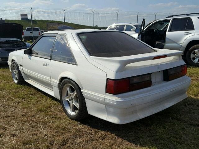 1FACP42E0LF116010 - 1990 FORD MUSTANG WHITE photo 3