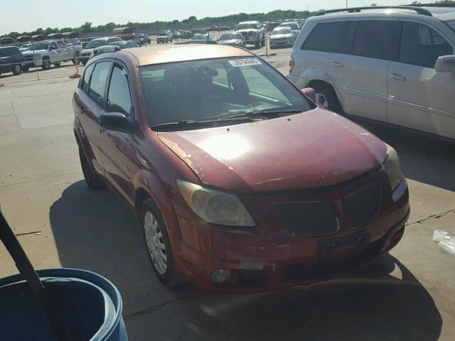 5Y2SL63895Z406530 - 2005 PONTIAC VIBE RED photo 1