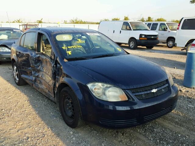 1G1AB5F54A7107570 - 2010 CHEVROLET COBALT LS BLUE photo 1