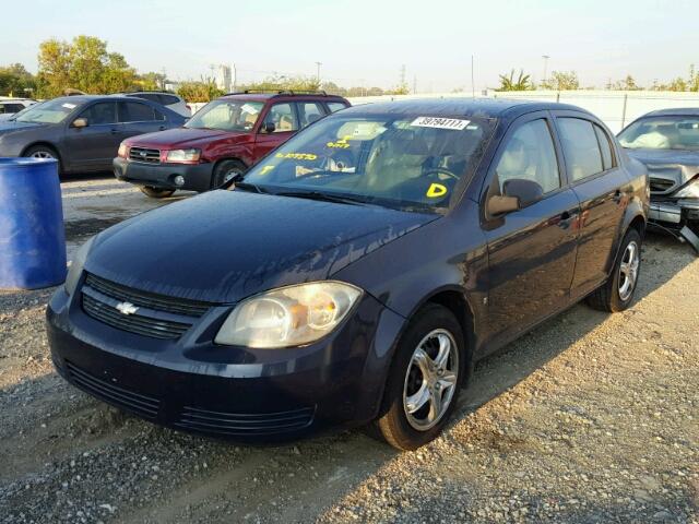 1G1AB5F54A7107570 - 2010 CHEVROLET COBALT LS BLUE photo 2