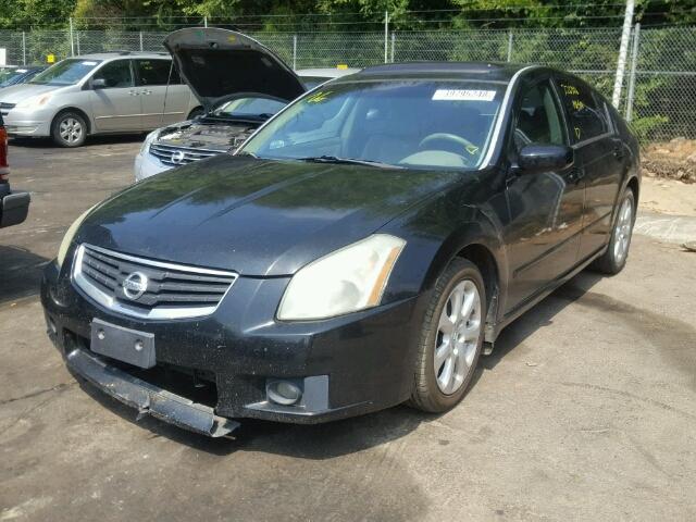 1N4BA41E38C806454 - 2008 NISSAN MAXIMA SE BLACK photo 2