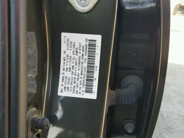 1HGCR2F53FA110403 - 2015 HONDA ACCORD SPO Жасыл фото 10