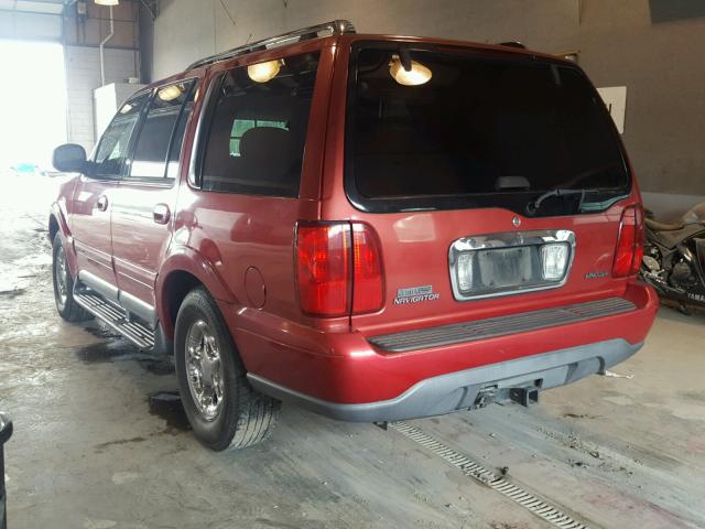 5LMPU28L5XLJ09407 - 1999 LINCOLN NAVIGATOR 红色 照片 3