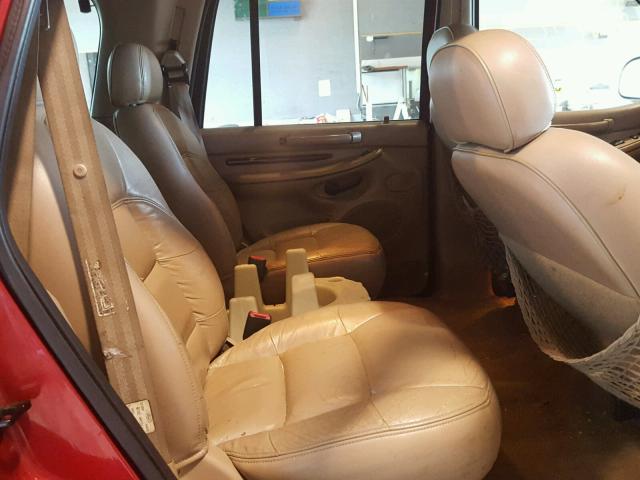 5LMPU28L5XLJ09407 - 1999 LINCOLN NAVIGATOR 红色 照片 6