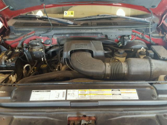 5LMPU28L5XLJ09407 - 1999 LINCOLN NAVIGATOR 红色 照片 7