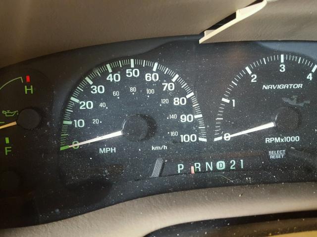 5LMPU28L5XLJ09407 - 1999 LINCOLN NAVIGATOR 红色 照片 8