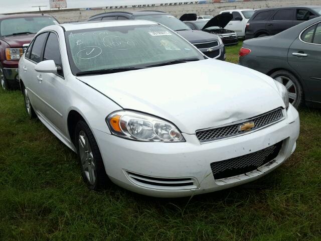 2G1WG5E34C1220703 - 2012 CHEVROLET IMPALA WHITE photo 1