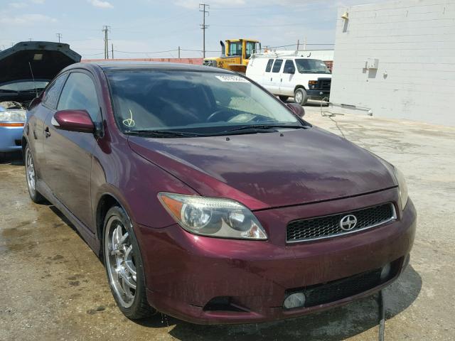 JTKDE177650028591 - 2005 TOYOTA SCION TC 栗色 照片 1