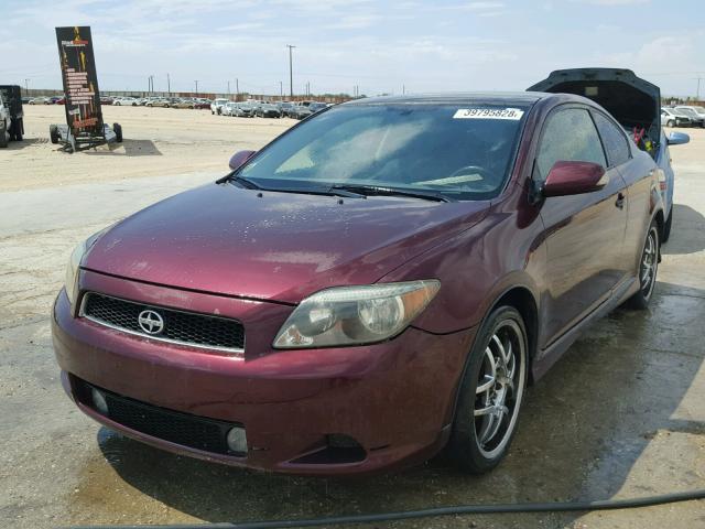 JTKDE177650028591 - 2005 TOYOTA SCION TC 栗色 照片 2
