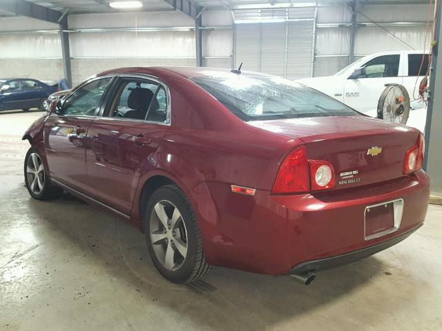 1G1ZC5E16BF212472 - 2011 CHEVROLET MALIBU 1LT მუქწითელი ფოტო 3