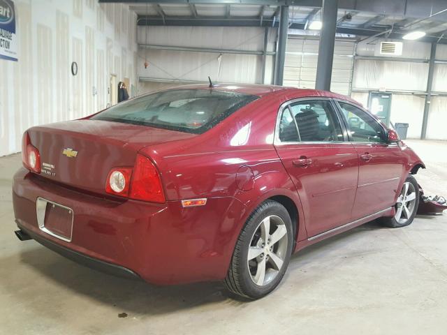 1G1ZC5E16BF212472 - 2011 CHEVROLET MALIBU 1LT მუქწითელი ფოტო 4