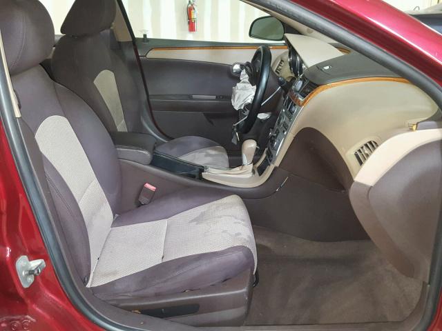 1G1ZC5E16BF212472 - 2011 CHEVROLET MALIBU 1LT მუქწითელი ფოტო 5