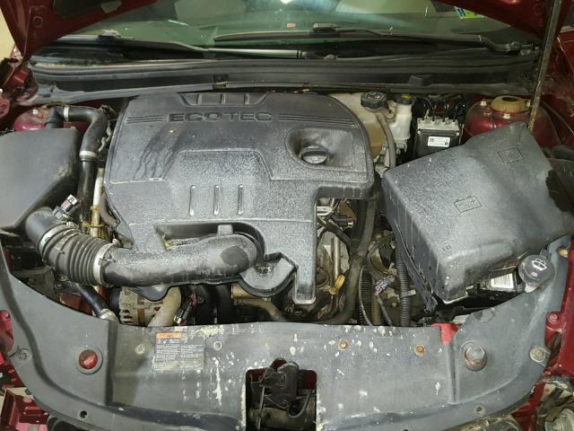 1G1ZC5E16BF212472 - 2011 CHEVROLET MALIBU 1LT მუქწითელი ფოტო 7